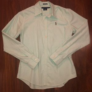 Polo long sleeve button up shirt